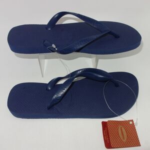 NEW Havaianas Flip Flop Sandals Women's 11/12 Men's 9/10 BLUE